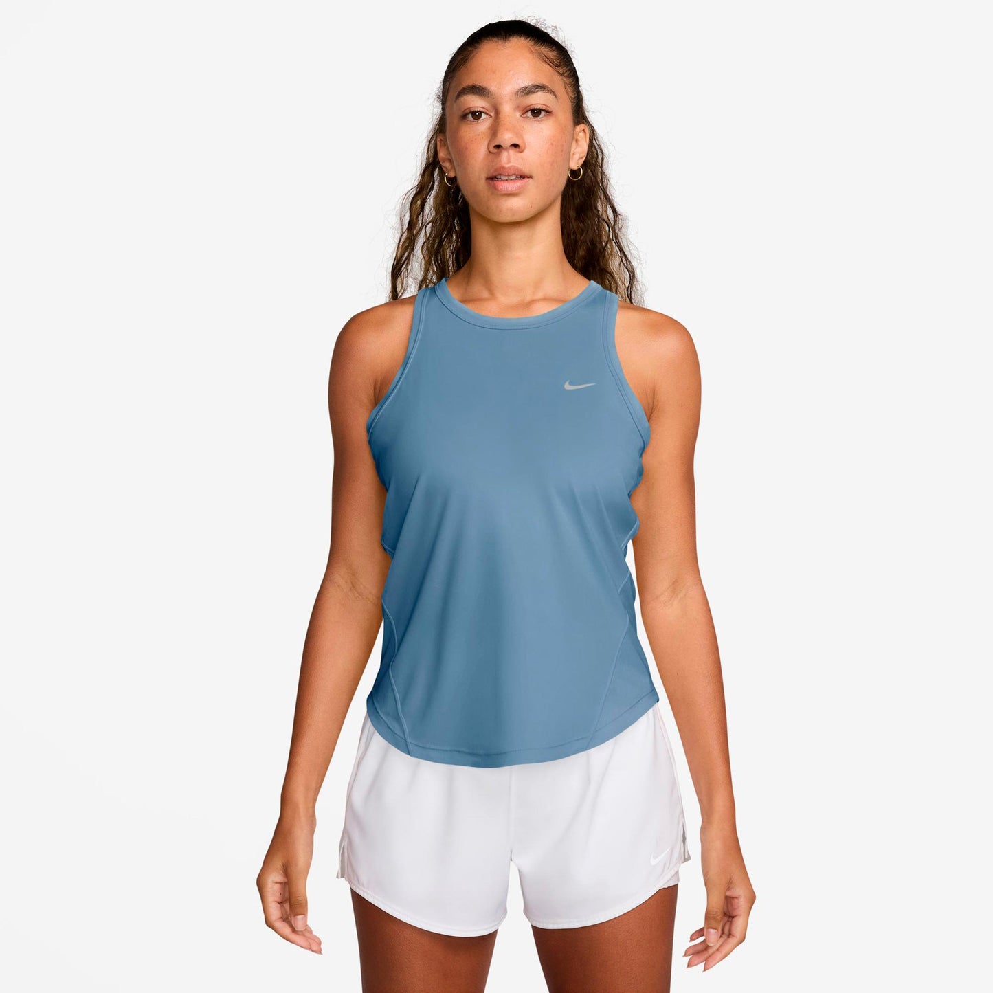 Nike Tempo  Camicia da corsa Donna - blu, argento
