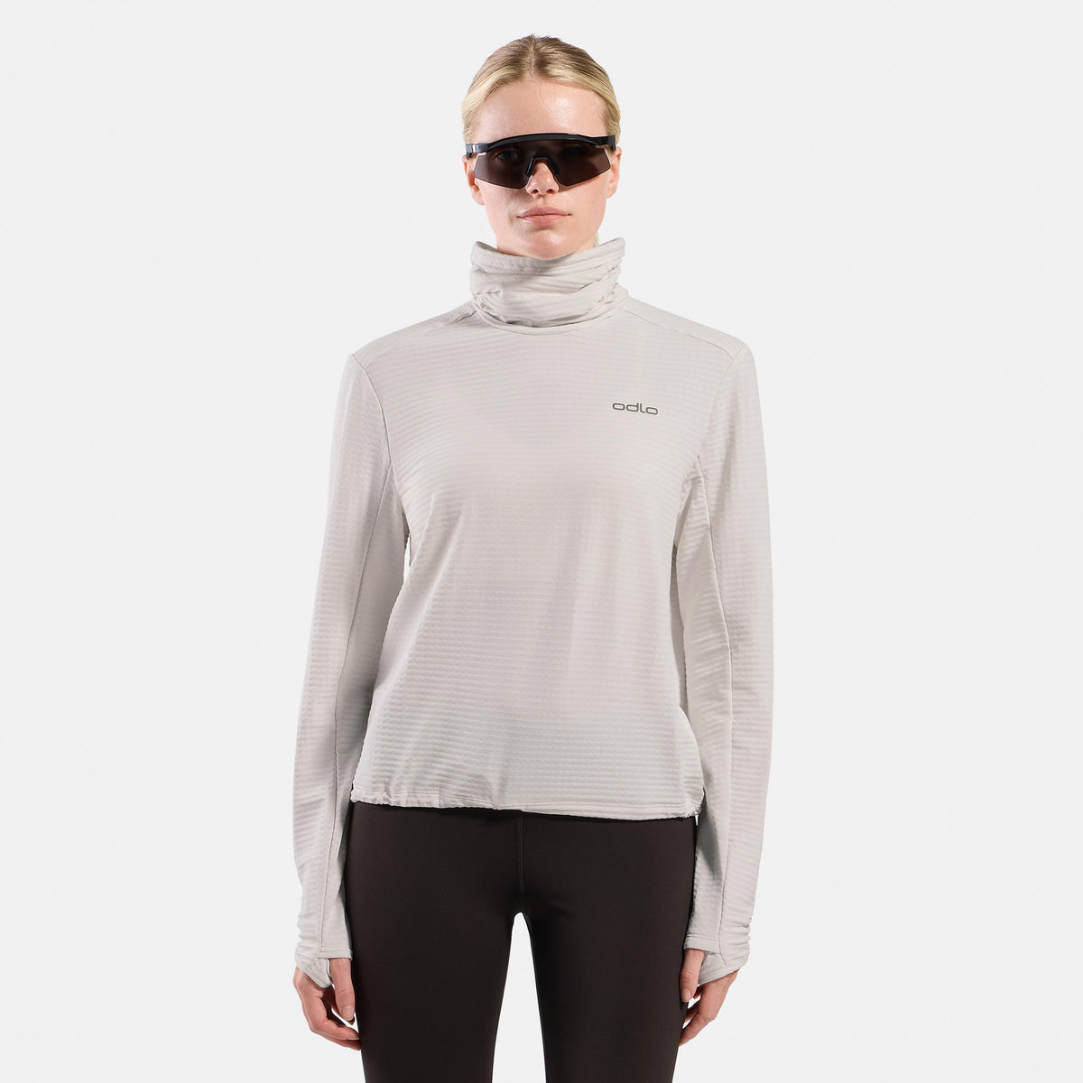 Odlo Essential Thermal Midlayer  Camicia da corsa Donna - crema