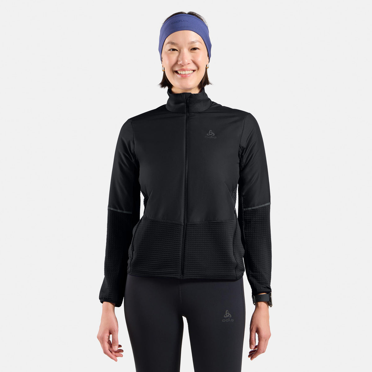 Odlo Essential Insulator Hybrid  Veste running Femmes - noir
