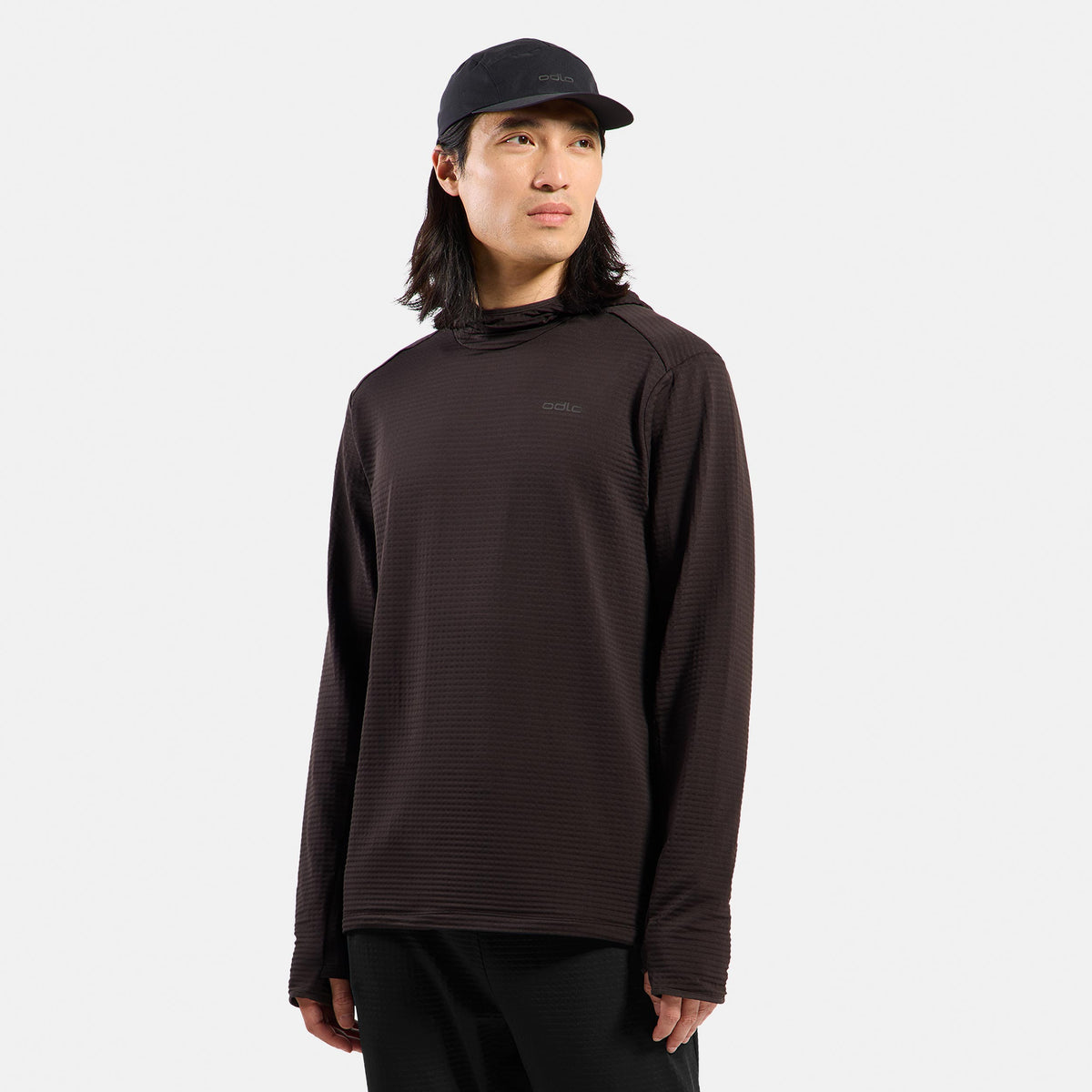 Odlo Essential Thermal Midlayer  Maillot de course Hommes - marron