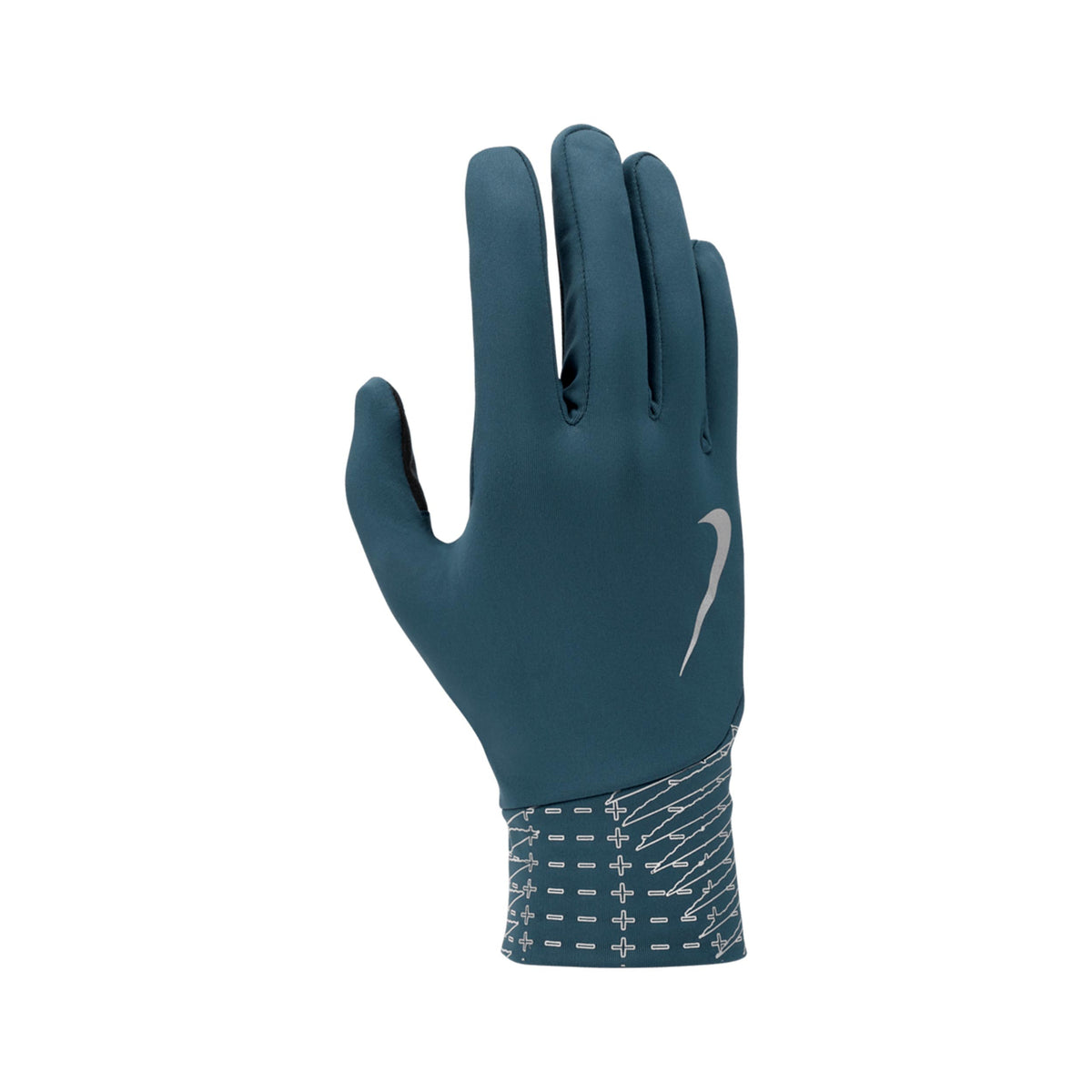 Nike Pacer Lightweight Reflective  Guanti da corsa Uomini - grigio-blu, argento