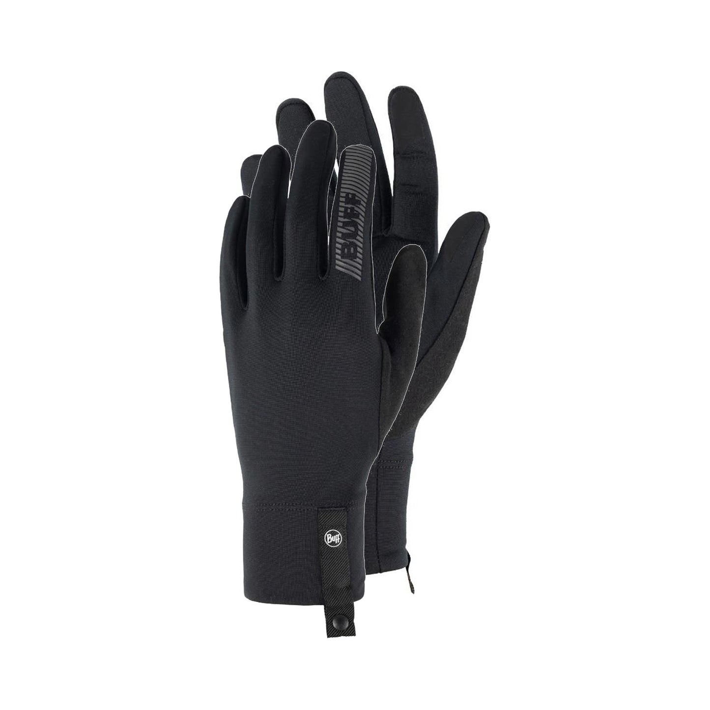 Buff ThermoNet  Laufhandschuhe Unisex - schwarz