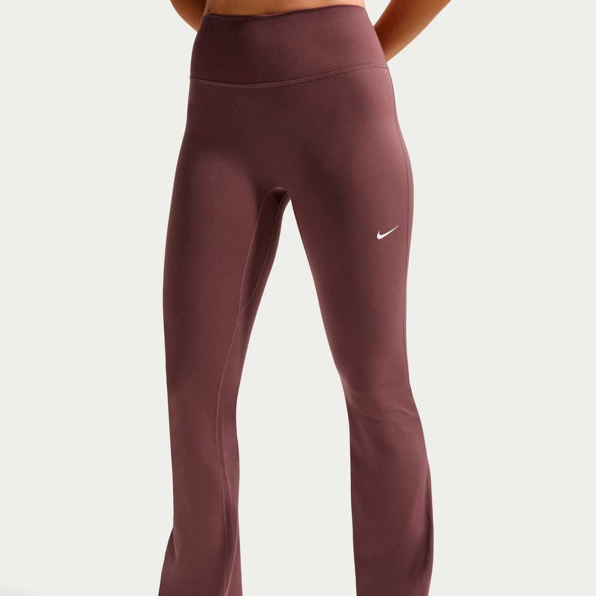 Nike One High Waist Flare Tight Calzamaglia Donna - malva
