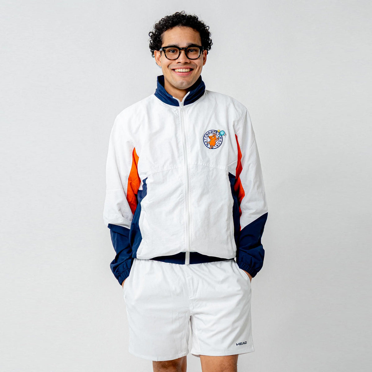 Lobster & Lemonade Maus Tennis – '92 Stadium Giacca da allenamento Unisex - bianco, multicolore