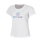BIDI BADU Tennisbekleidung BIDI BADU Logo Chill T-Shirt Kinder - weiß, 