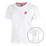 Quiet Please T-Shirt Quiet Please Crush Court Essentials T-Shirt Damen-wei&szlig;, wei&szlig;