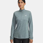 Under Armour Bekleidung Under Armour Tech 1/2 Zip-Twist Longsleeve Damen - weiß, 