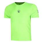 Quiet Please Bekleidung Quiet Please Wild Receiver Hori T-Shirt Herren-Neongrün,Mehrfarbig