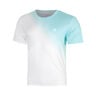 Crew Fade T-Shirt Jungen-t&uuml;rkis, wei&szlig;