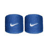 Swoosh Classic Schweißband Unisex - blau, weiß