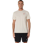 ASICS Bekleidung ASICS Court Graphic T-Shirt Herren - beige, 