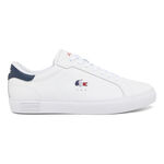 Lacoste Sneaker Lacoste Powercourt Sneaker Herren-wei&szlig;, dunkelblau