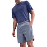 Nike Bekleidung Nike Challenger 7in Brief-Lined Laufshorts Herren-Blaugrau,Silber