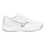 Mizuno Tennisschuhe Mizuno Break Shot 5 Teppichschuh Damen-Wei&szlig;,Grau