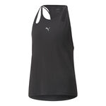 Puma Bekleidung Puma Run Cloudspun Laufshirt Damen-Schwarz