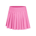 Quiet Please Tennisbekleidung Quiet Please Love Pleated Rock Damen - pink, wei&szlig;