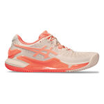 ASICS Tennisschuhe ASICS Gel-Resolution 9 Sandplatzschuh Damen - apricot, koralle
