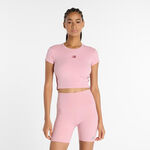 New Balance Bekleidung New Balance Harmony Fitted T-Shirt Damen-Pink