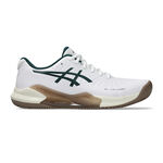 ASICS Tennisschuhe ASICS Gel-Challenger 14 Clay Sandplatzschuh Herren-Weiß,Dunkelgrün