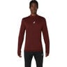 Road Winter Seamless Laufshirt Herren - weinrot, 