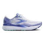 Brooks Laufschuhe Brooks Ghost 16 Neutralschuh Damen-Wei&szlig;,Blau