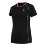 Hypercourt Crew T-Shirt Damen-Schwarz
