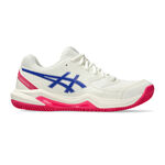 ASICS Tennisschuhe ASICS Gel-Dedicate 8 Sandplatzschuh Damen-Creme,Dunkelblau
