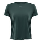 Nike Bekleidung Nike One Dri-Fit T-Shirt Damen - gr&uuml;n, schwarz