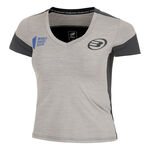 Bullpadel Bekleidung Bullpadel Rollaz T-Shirt Damen-Grau