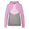 Salia Lifestyle Hoody Damen-Rosa,Hellgrau