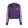 3Stripes Full-Zip Crop Trainingsjacke M&auml;dchen - lila, flieder