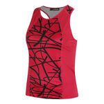 JLindeberg Bekleidung JLindeberg Miria Printed Tank-Top Damen-Rot,Schwarz