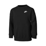 Nike Bekleidung Nike Club Fleece Oversized Crew Sweatshirt M&auml;dchen-Schwarz