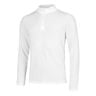 Seamless Stride 1/4 Zip Longsleeve Herren-Weiß