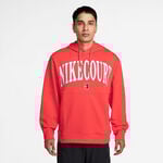 Nike Bekleidung Nike Court Dri-FIT Fleece High Rise Hoody Herren-Rot