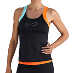 Endless Bekleidung Endless Race Tank-Top Damen-Schwarz,Orange