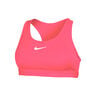 Swoosh MED Support Bra Sport-BH Damen-Pink,Weiß