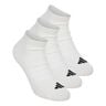 Essentials Low 3P Tennissocken - 3er Pack Unisex-wei&szlig;, schwarz