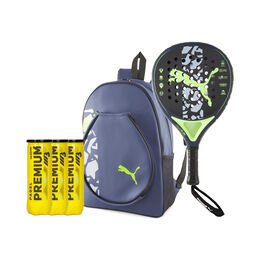 SolarBLINK Padel CRT plus Schlägertasche plus 3x Balldose