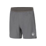 Quiet Please Bekleidung Quiet Please Challenger 2in1s 7in Shorts Herren - grau, wei&szlig;