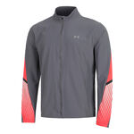 Under Armour Bekleidung Under Armour Velociti Storm Laufjacke Herren-Grau,Rot
