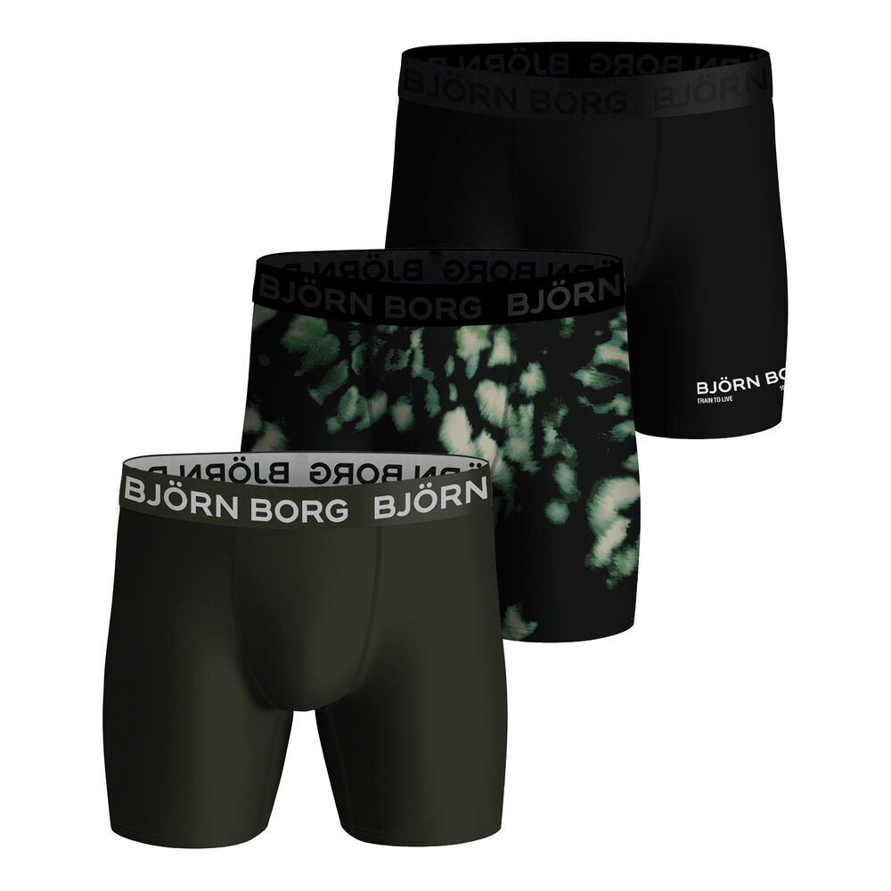 Björn Borg Performance Boxer Short 3Er Pack Herren - Mehrfarbig