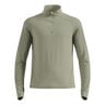 Zeroweight Warm Mid Layer 1/2 Zip Laufshirt Herren-Oliv