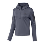 adidas Bekleidung adidas Own The Run Winter Half-Zip Laufshirt Damen-Lila
