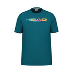 HEAD Bekleidung HEAD Rainbow T-Shirt Kinder-Petrol