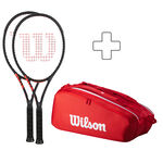 Schlägerpaket Wilson Clash 100L V3.0 Turnierschläger