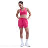 Swoosh Medium Sport-BH Damen - berry, weiß