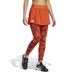 adidas Bekleidung adidas Paris MA Skirt & Tight Damen - orange, rot