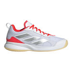 adidas Tennisschuhe adidas AvaFlash Allcourtschuh Damen-Weiß,Rot