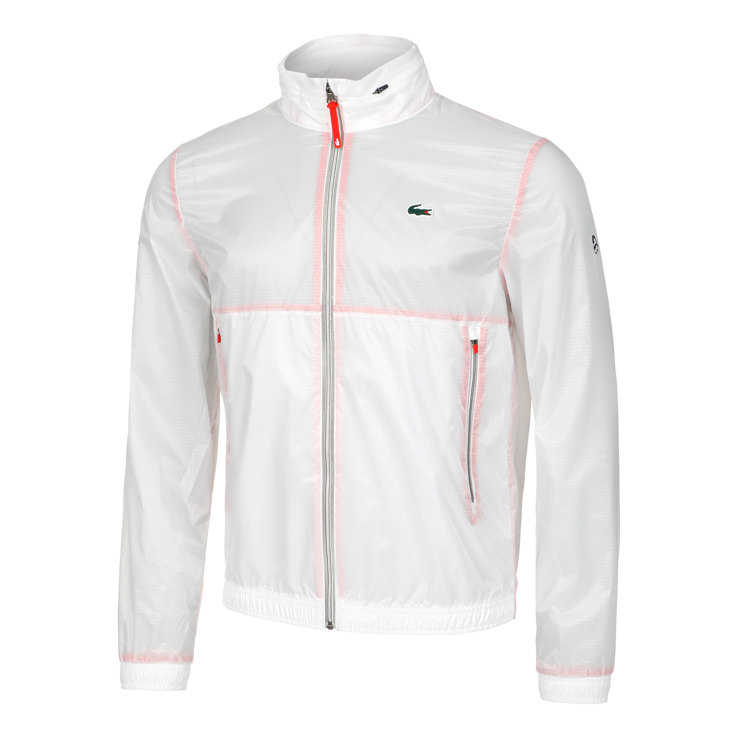 Lacoste jacke weiß herren clearance